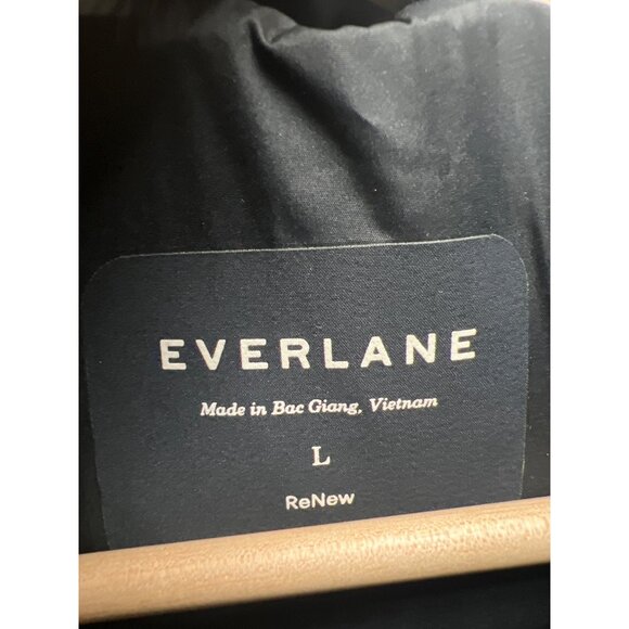 Everlane Black Hoodie The Long Puffer Jacket Parka - Picture 7 of 13